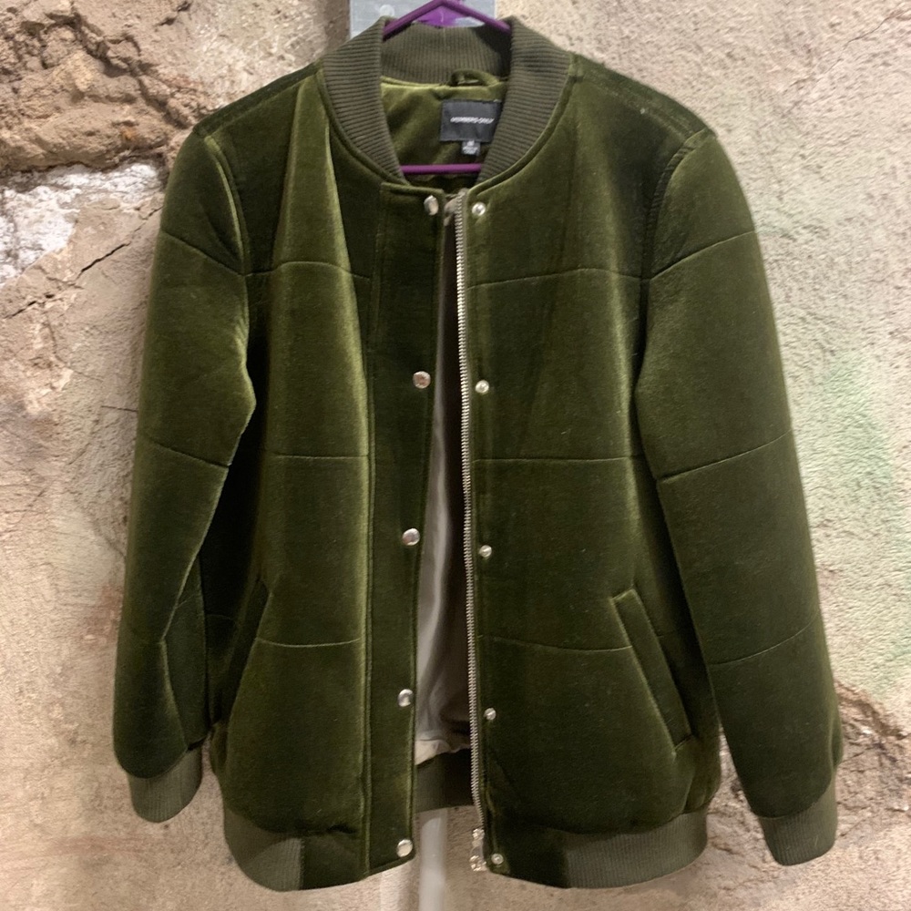 Velvet green jacket